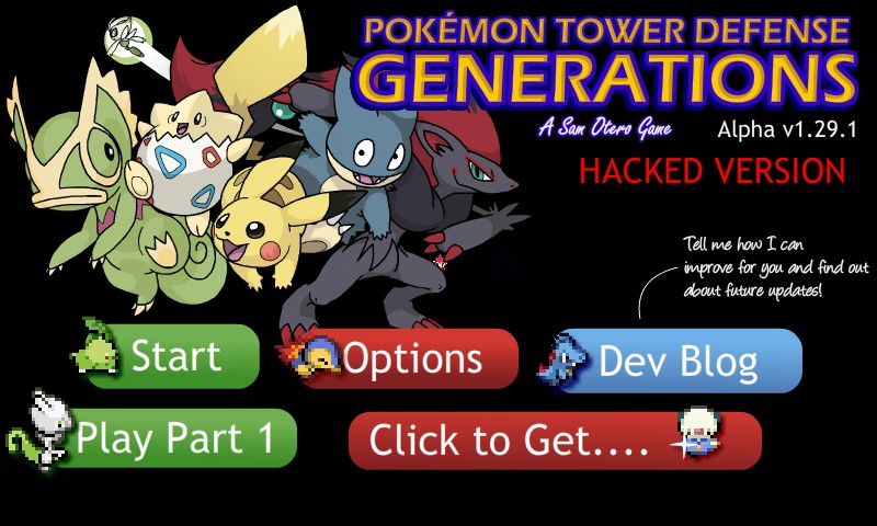 Pokemon tower defense 2 legendary pokemon ptd 2
